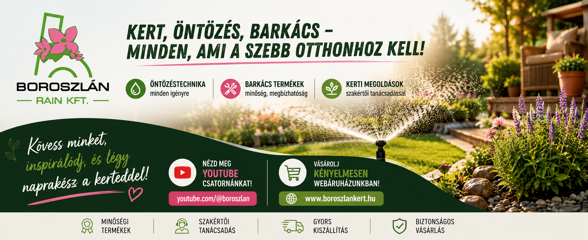 Barkács és kerti szerszámok