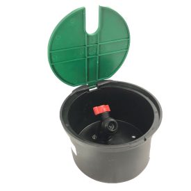   Fedeles doboz PE csappal d 21 cm 34'' alsó bekötéssel