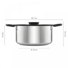 Functional Form Lábas, 3 L, rozsdamentes acél (1026577)