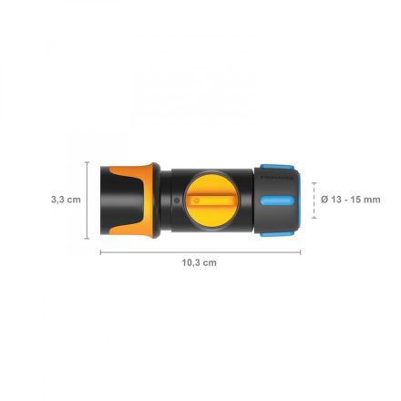 Tömlőcsatlakozó, Be/Ki 13-15 mm (1/2-5/8”) (1027086)