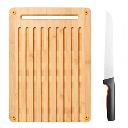Functional Form Bambusz vágódeszka & kenyérvágó kés készlet (1057551)