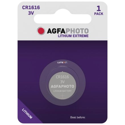 Elem gomb 3V CR2016 AGFA PHOTO 1 db
