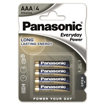 Elem 1,5V LR03 AAA mikro ceruza Panasonic EverydayPower 4 db