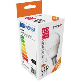 Izzó Led E14 2,5W 4000K Avide Mini Globe