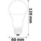 Izzó LED E27 9,7W RGB+W távirányítóval Avide Mini Globe
