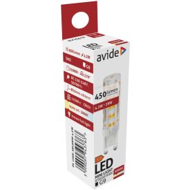 Izzó LED G9 4,2W 3000K Avide