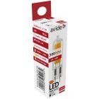 Izzó LED COB G4 3W 12V 3000K Avide