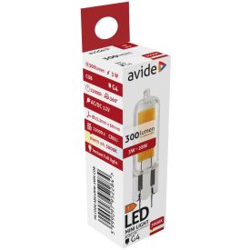 Izzó LED COB G4 3W 12V 3000K Avide