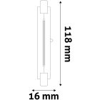 Izzó LED R7S 13W 4.000K 118 mm