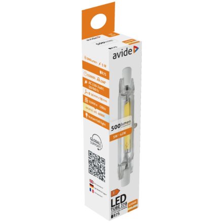 Izzó LED R7S 5W 4.000K 78 mm
