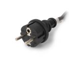 Szerelhető kábelcsonk földelt dugvillával 5 m 3x1,5 mm2 gumikábel
