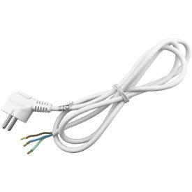   Szerelhető kábelcsonk földelt dugvillával 1,5 m 3x1,5mm2 fehér Entac