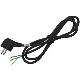   Szerelhető kábelcsonk földelt dugvillával 1,5 m 3x1,5mm2 fekete Entac