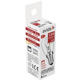 Izzó E14 25W hőálló sütőizzó 300°C Avide