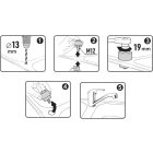 Körkivágó- lyukasztó- stancoló csaptelepekhez D 35 mm