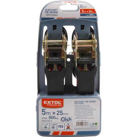 Spanifer 5 m x 25 mm 2 db 800 kg-ig