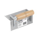 Külső saroksimító kanál íves élhez