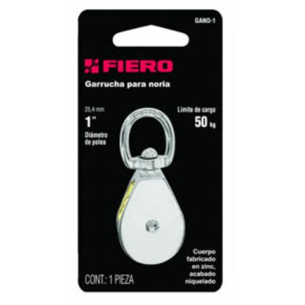 Emelőcsiga forgó szemmel, 38mm, króm bevonattal, teherbírás: 75kg