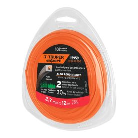   Fűkasza damil, üvegszálas belső, 2,7mm, 12m, négyzet profil