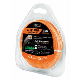   Fűkasza damil, üvegszálas belső, 2,4mm, 12m, négyzet profil