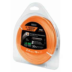   Fűkasza damil, üvegszálas belső, 2,4mm, 78m, négyzet profil