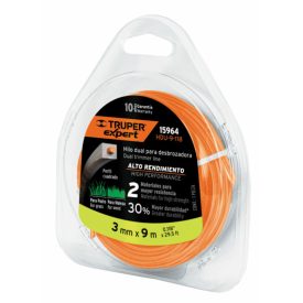   Fűkasza damil, üvegszálas belső, 3mm, 9m, négyzet profil