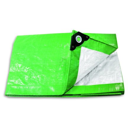 Ponyva, 2x3m, zöld színű, 110 g/m2, UV védelemmel, PRETUL