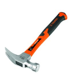   Szöghúzó kalapács, üvegszálas nyél, 33cm, csúszásmentes markolat, 0,7kg