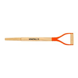Tartalék lakkozott 71 cm fa nyél D-markolat (fém)