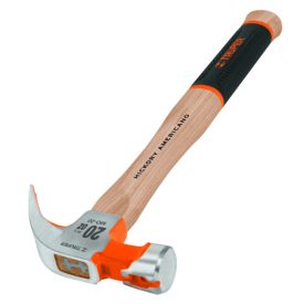   Szöghúzó kalapács, lakkozott fa nyél, 41cm, csúszásmentes markolat, 0,85kg