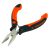 Kúpos fejű fogó (recés pofa), ergonomikus markolat, 13cm