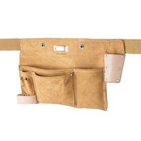 Szerszám és szegtartó bőrből, övvel 40 x 25 cm