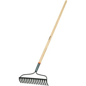 Gereblye 16 fogú 40 cm széles kovácsolt fej kengyelen