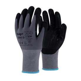   Homokszemcsés nitrilhabba mártott védőkesztyű tenyérpontozássl TOP