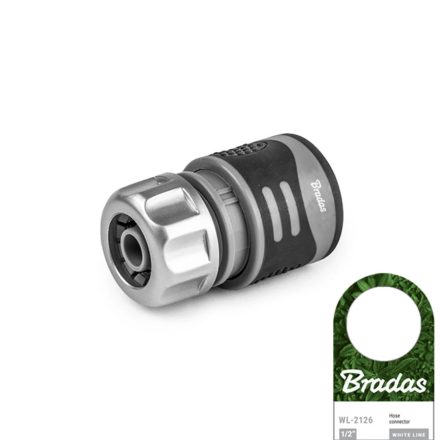 Gyorscsatlakozó 1/2'' gumírozott Bradas