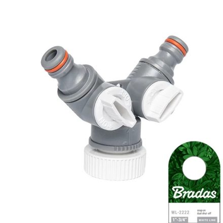 Y elágazó csapra zárható 3/4 és 1'' menetre Bradas